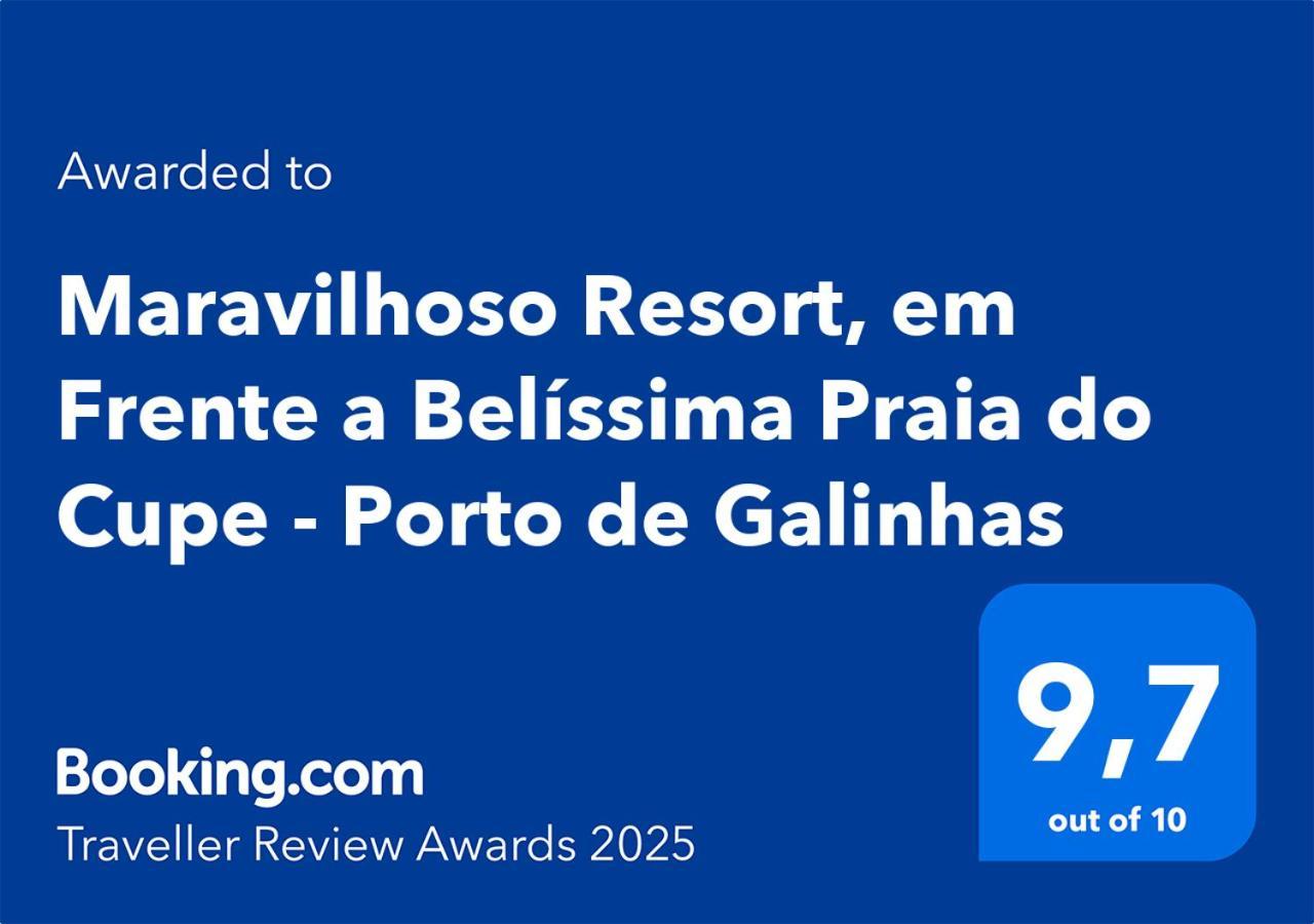 Maravilhoso Resort, Em Frente A Belissima Praia Do Cupe - Pôrto das Galinhas Eksteriør billede